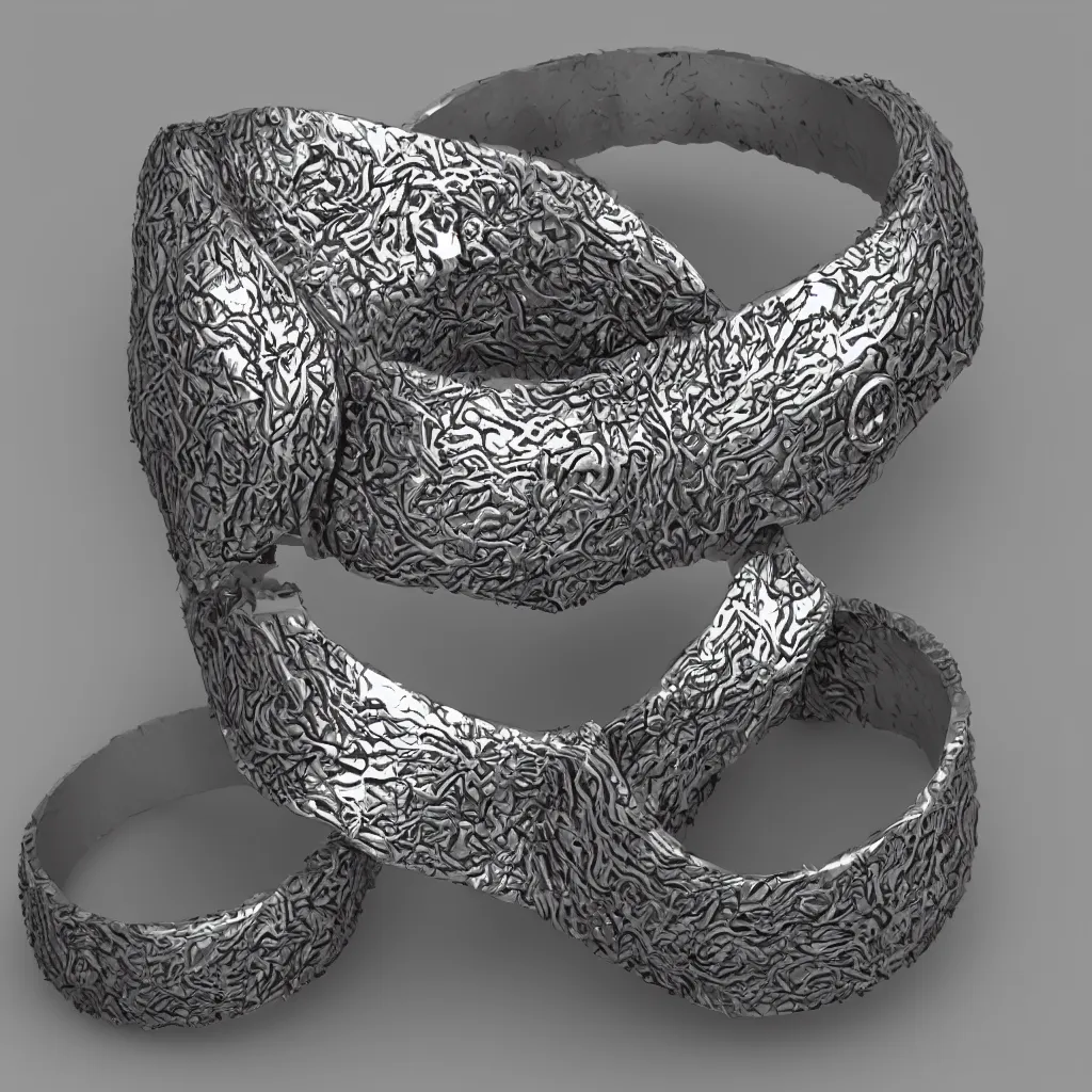 Image similar to the ring from lord if the rings with an imprinted ruler, cm scale imprinted on the inside of the ring, one ring to rule them all, highly detailed, 8 k, trending on artstation, mystic, rpg artwork