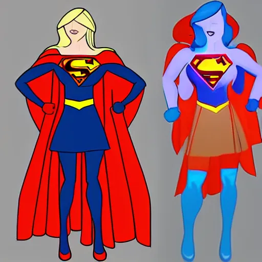 Prompt: Zoe Quinn as Supergirl