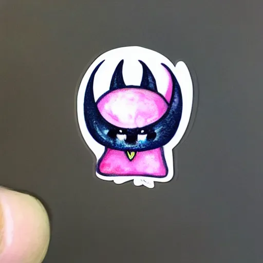Prompt: adorable bat sticker