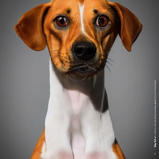 Image similar to portrait of a cute dog by elke vogelsang!!!, 8 k ultra realistic, trending on artstation, 4 k, hyperrealistic, focused, extreme details, unreal engine 5, cinematic, masterpiece