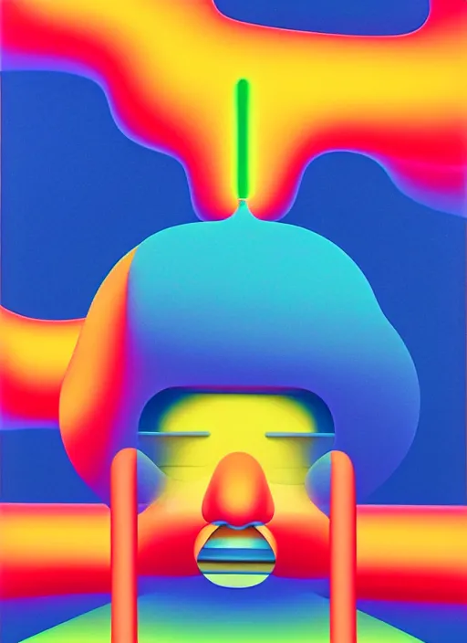 Image similar to smoke by shusei nagaoka, kaws, david rudnick, airbrush on canvas, pastell colours, cell shaded, 8 k