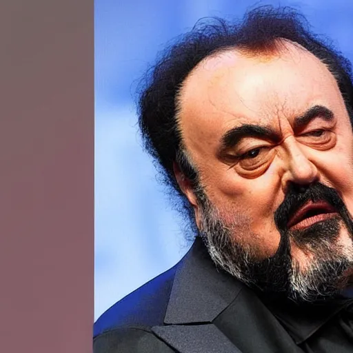 Image similar to luciano pavarotti as spiderman, highly detailed, 8 k