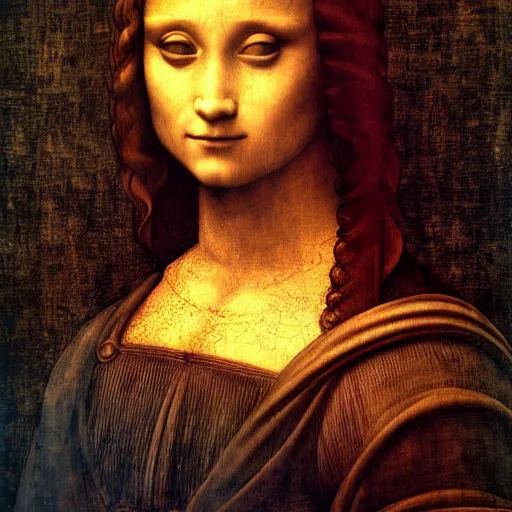 Image similar to a masterpiece painting of the perfect face by leonardo da vinci