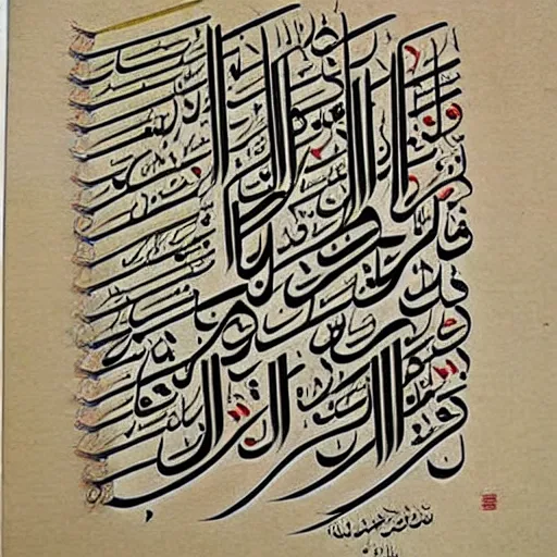 Image similar to Persian Calligraphy