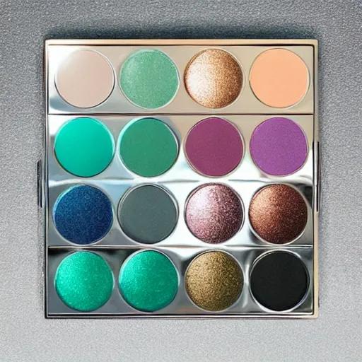 Image similar to mermaid - themed eyeshadow palette