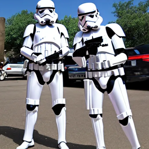 Image similar to stormtroopers in austin