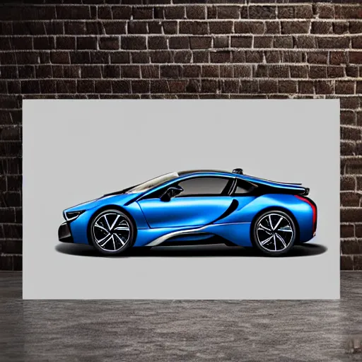 Prompt: bmw i 8 by elena vizerskaya and ivan aivazovsky, perfectly detailed, artstation, sharp focus, highly detailed, studio photography, impresion de giclee arte abstracto, award winning