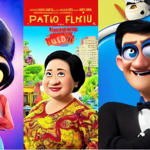 Image similar to Megawati Sukarnoputri in upcoming pixar movie