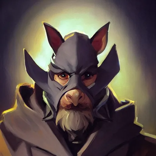 Image similar to greg manchess portrait painting of master splinter as overwatch character, medium shot, asymmetrical, profile picture, organic painting, sunny day, matte painting, bold shapes, hard edges, street art, trending on artstation, by huang guangjian and gil elvgren and sachin teng