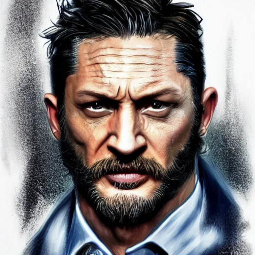 Image similar to Tom Hardy as wolverine 4K quality Photorealism