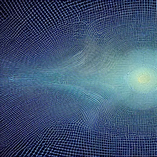 Image similar to 1000 line of python code floating in an endless universe, digital arts, 4k