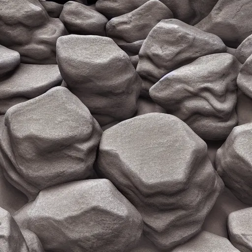 Prompt: tileable texture of sandstone rocks, seen from above, rendered in Zbrush and Unreal Engine