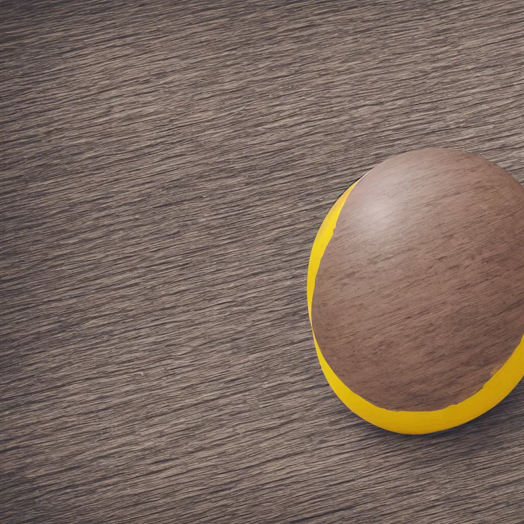 Prompt: close up of round beach ball on top of a wooden table, 8k, high detail, photorealistic, proper shading