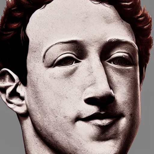 Prompt: zuckerberg michelangelo