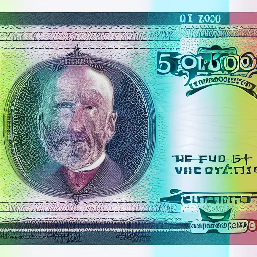 Image similar to concept design £ 5 0 note for the year 2 0 3 3