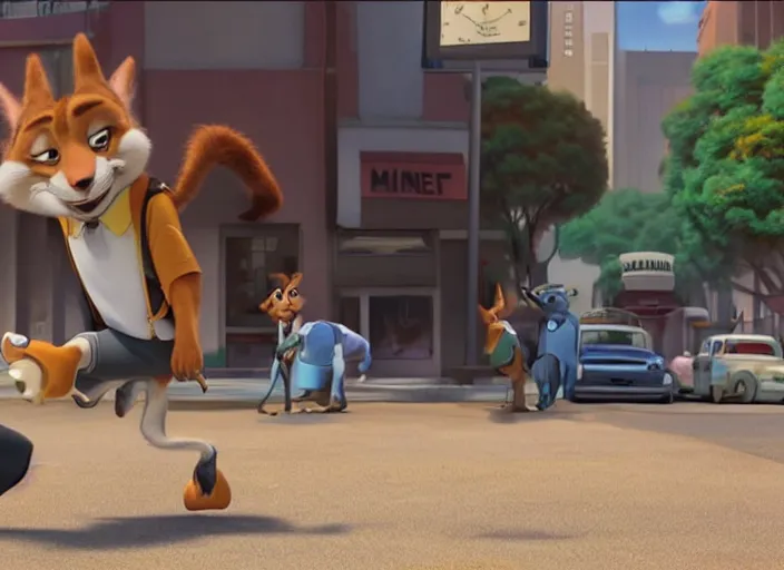 Image similar to seinfeld in zootopia ( 2 0 1 6 ) cgi animated cinematography, film still