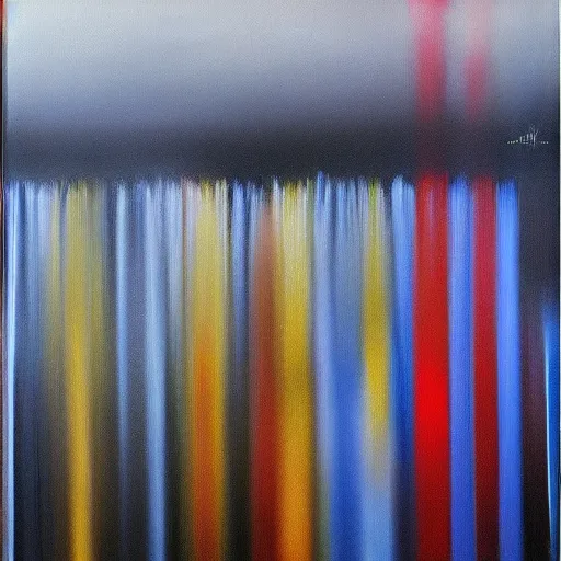 Prompt: painting by Gerhard Richter. high resolution high quality detailed