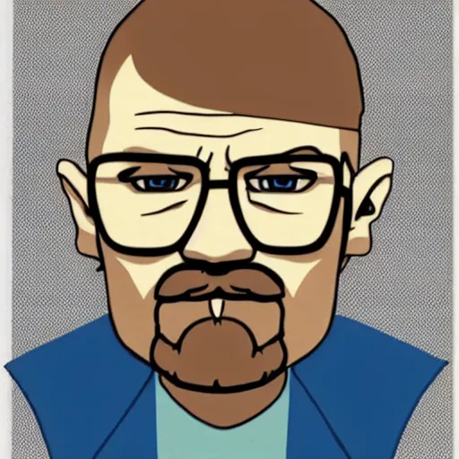 Image similar to walter white as a nintendo nes character