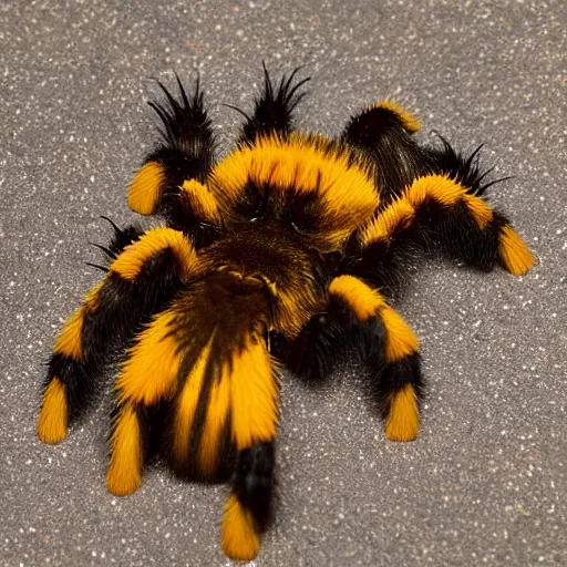 Prompt: venezuelan sun tiger tarantula t