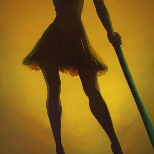 Image similar to A beautiful pole dancing fairie, symmetrical features, cinematic lighting, soft bokeh, fantasy, modern, colourful, highly detailed, digital painting, artstation, deviantart, concept art, sharp focus, illustration, by Edward Hopper and Rene Magritte