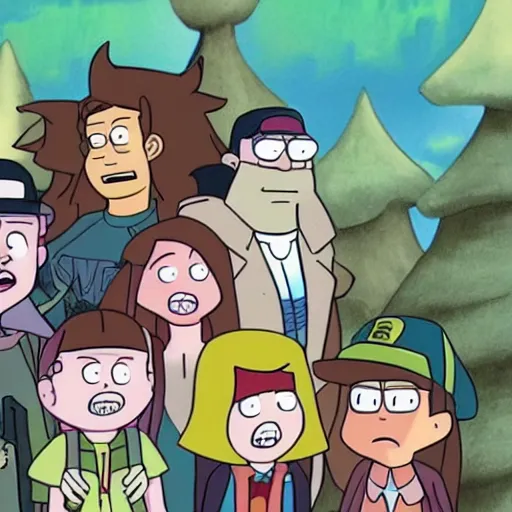 Image similar to lost episode if gravity falls