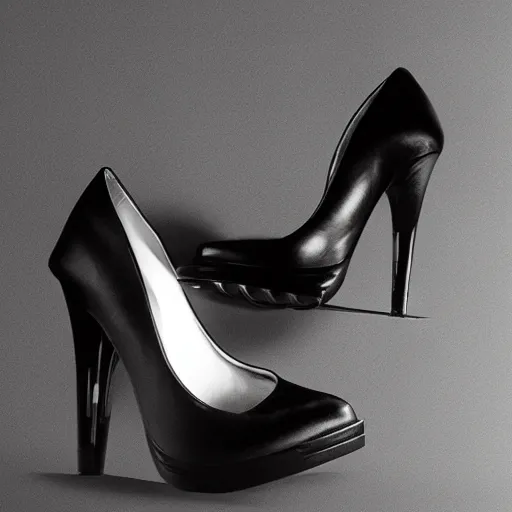 Image similar to harkonnen stiletto shoes pinterest product shot studio lighting