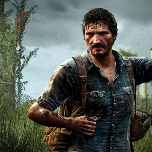 Prompt: Pedro Pascal as Joel in The Last Of Us