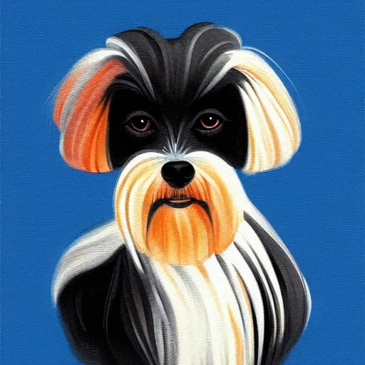 Image similar to a maltese terrier, concept art by yulia zhuchkova, lord raven art print,