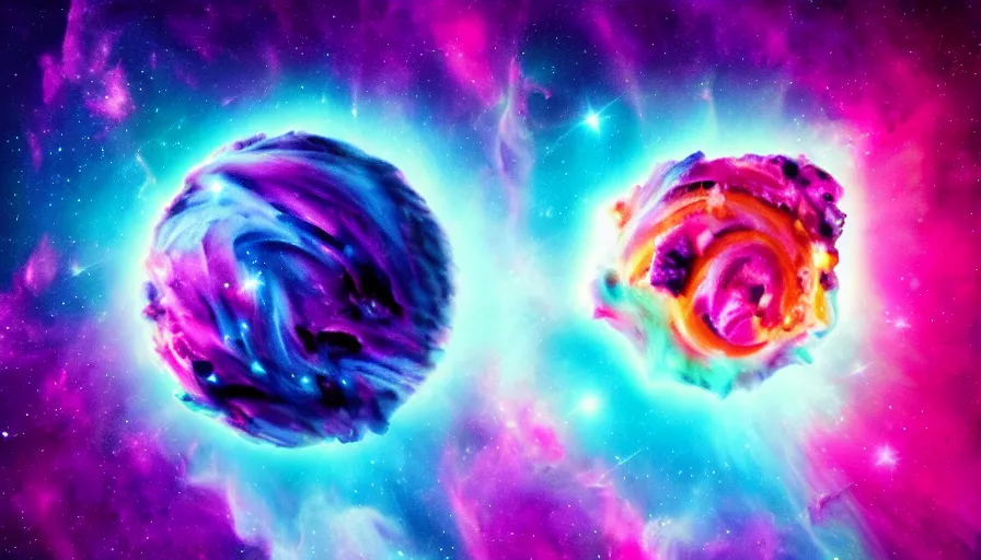 Image similar to stunning render of a cosmic - flavored