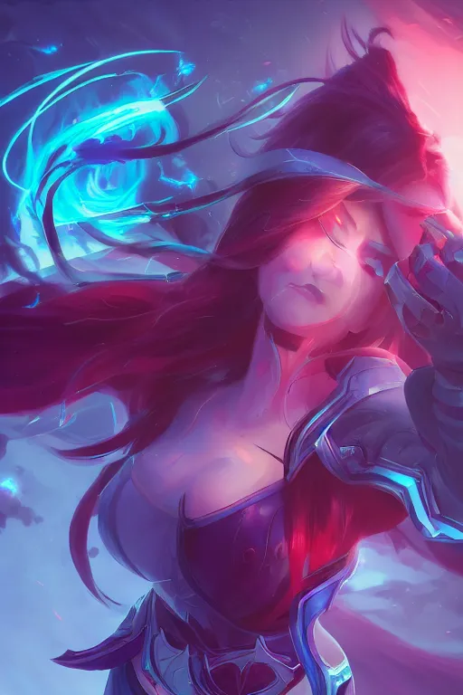 Prompt: irelia league of legends wild rift hero champions arcane magic digital painting bioluminance alena aenami artworks in 4 k design by lois van baarle by sung choi by john kirby artgerm and greg rutkowski and magali villeneuve mage fighter assassin