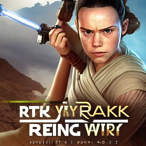 Image similar to rey skywalker gaming