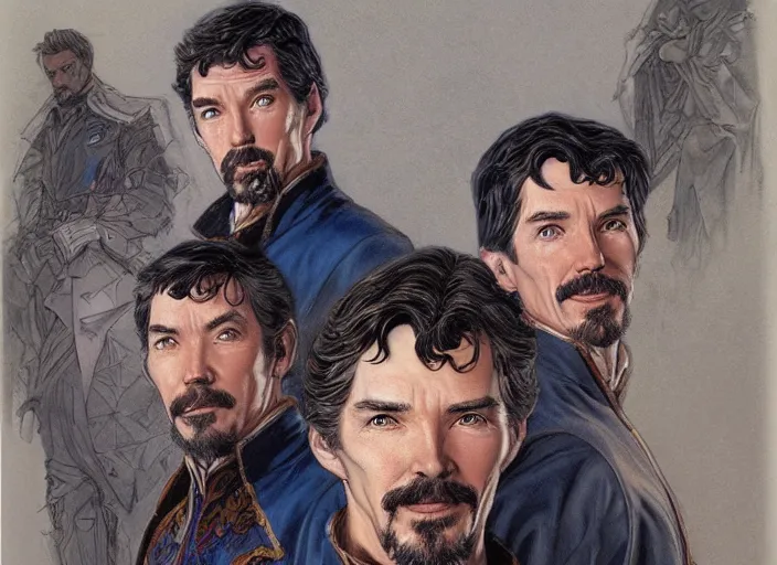 Image similar to a highly detailed presedential portrait of stephen strange, james gurney, james jean