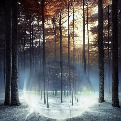 Image similar to Editorial Masterpiece Illusion Arcane, crystalline Magical fire by Erik Johansson, perfect crisp light