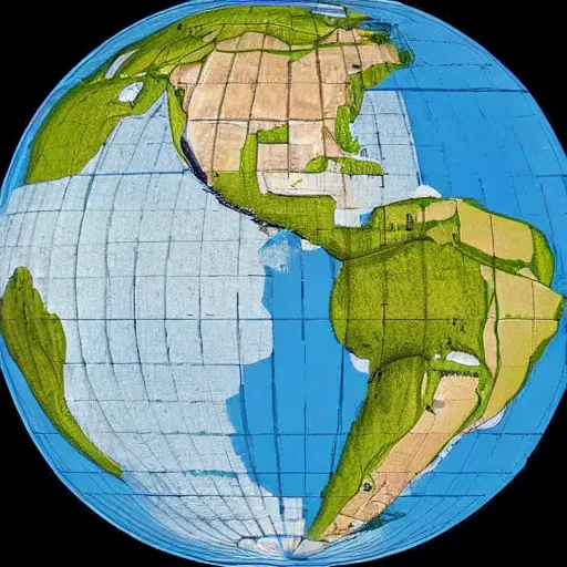 Image similar to flat earth