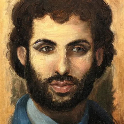 Prompt: portrait of an average lebanese male