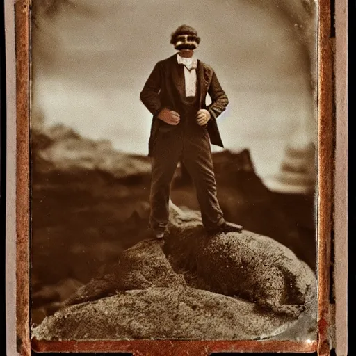 Image similar to island of Doctor Moreau daguerreotype