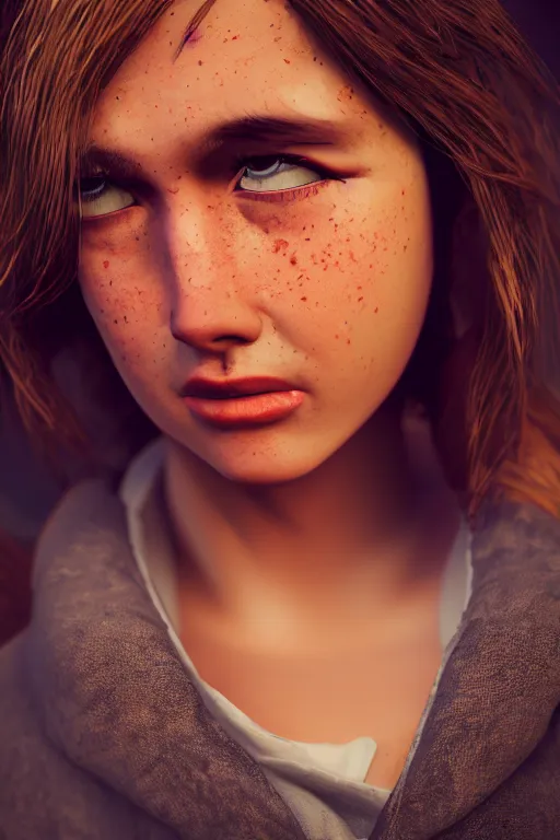 Prompt: tired of your bullshit - captured by sony 3 5 mm f / 1. 8 oss alpha e - mount prime, beautiful, cinematic lighting, bokeh, artstation, art by bouguerau, hyper realistic, high definition, highly detailed, full body