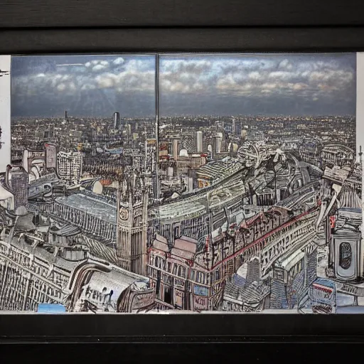 Image similar to London imagined by The Chapman Brothers