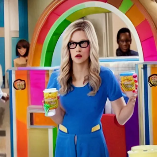 Image similar to rainbow yogurt from the good place