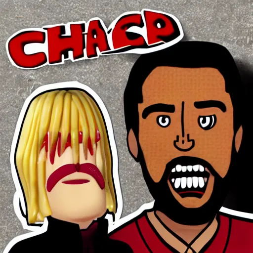 Chad face  AI Emoji Generator