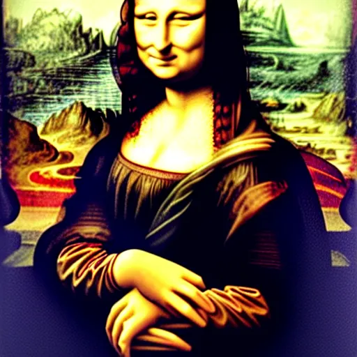 Image similar to Mona lisa black