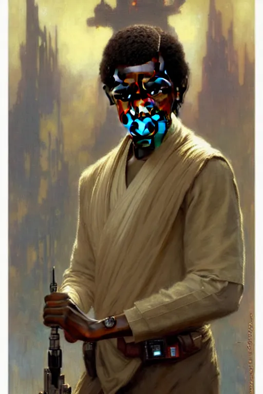 Prompt: barack obama as a attractive man, star wars, painting by gaston bussiere, craig mullins, greg rutkowski, alphonse mucha