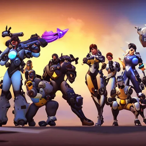 Image similar to overwatch game