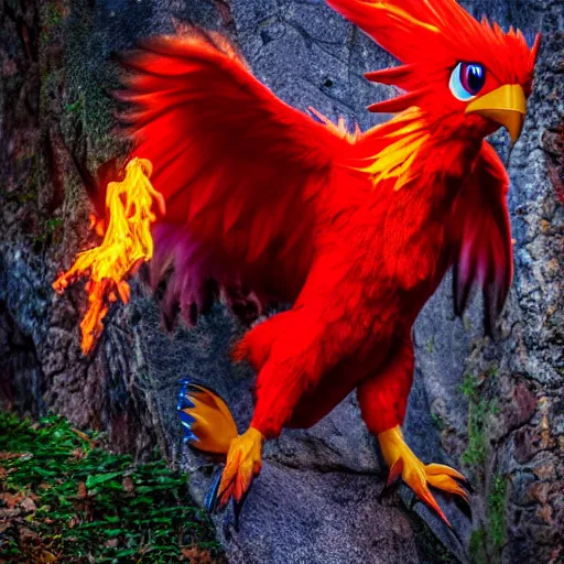 Image similar to national geographic photo of moltres, pokemon in the wild, intricate, portrait, 8 k highly professionally detailed, hdr, award winning