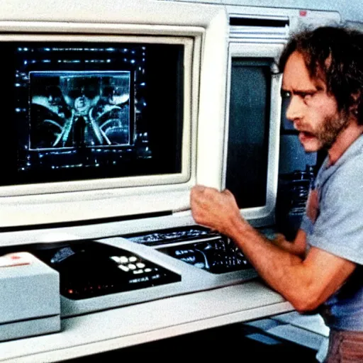 Image similar to computer display from the movie alien 1 9 7 9