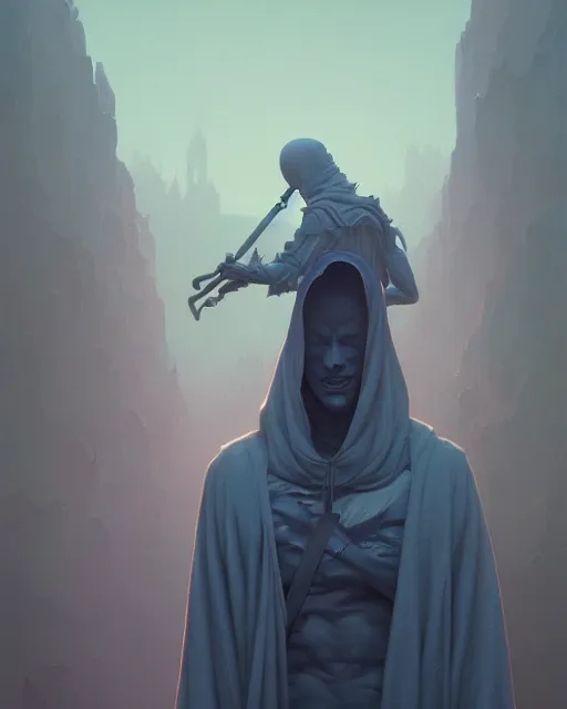 Image similar to highly detailed surreal vfx portrait of the grim reaper, stephen bliss, unreal engine, greg rutkowski, loish, rhads, beeple, makoto shinkai and lois van baarle, ilya kuvshinov, rossdraws, tom bagshaw, alphonse mucha, global illumination, detailed and intricate environment