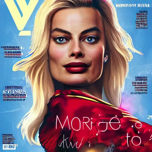 Image similar to margot robbie gta cover art