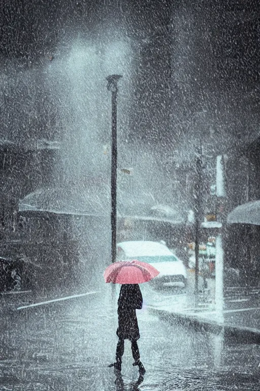 Image similar to a photo of rain, Behance