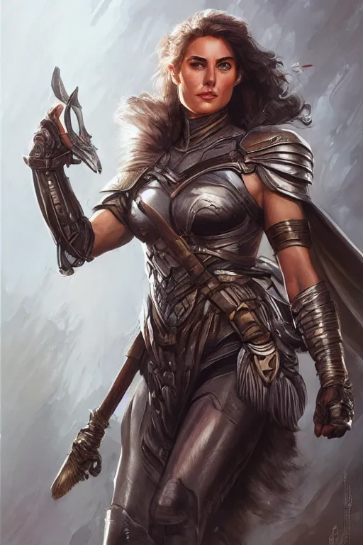 Image similar to tom cruise is amazon valkyrie athena, d & d, fantasy, portrait, highly detailed, headshot, digital painting, trending on artstation, concept art, sharp focus, illustration, art by artgerm and greg rutkowski and magali villeneuve