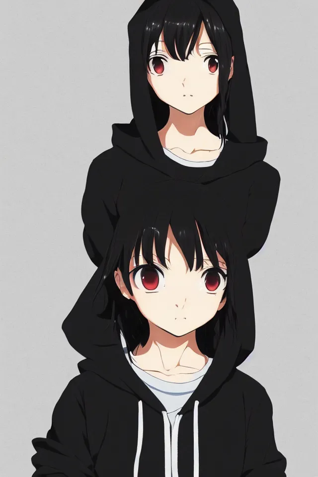 Anime Child Black Hair